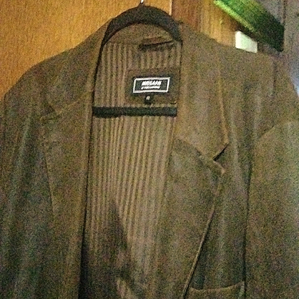 Men's 100% leather sports coat masani imported from Italy extra large it's aweso